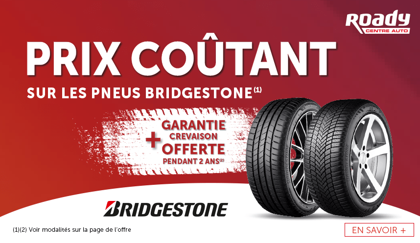 OP03 : Offre prix coûtant Bridgestone